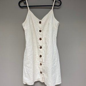 White Button Up Dress